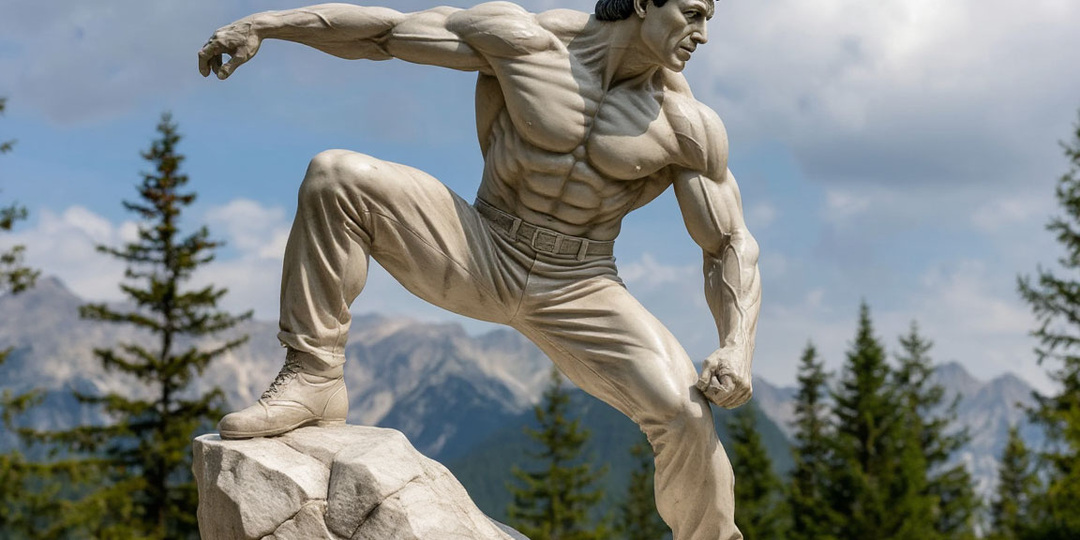 Герои фильмов в мраморе. Угадаете, кто? 😎