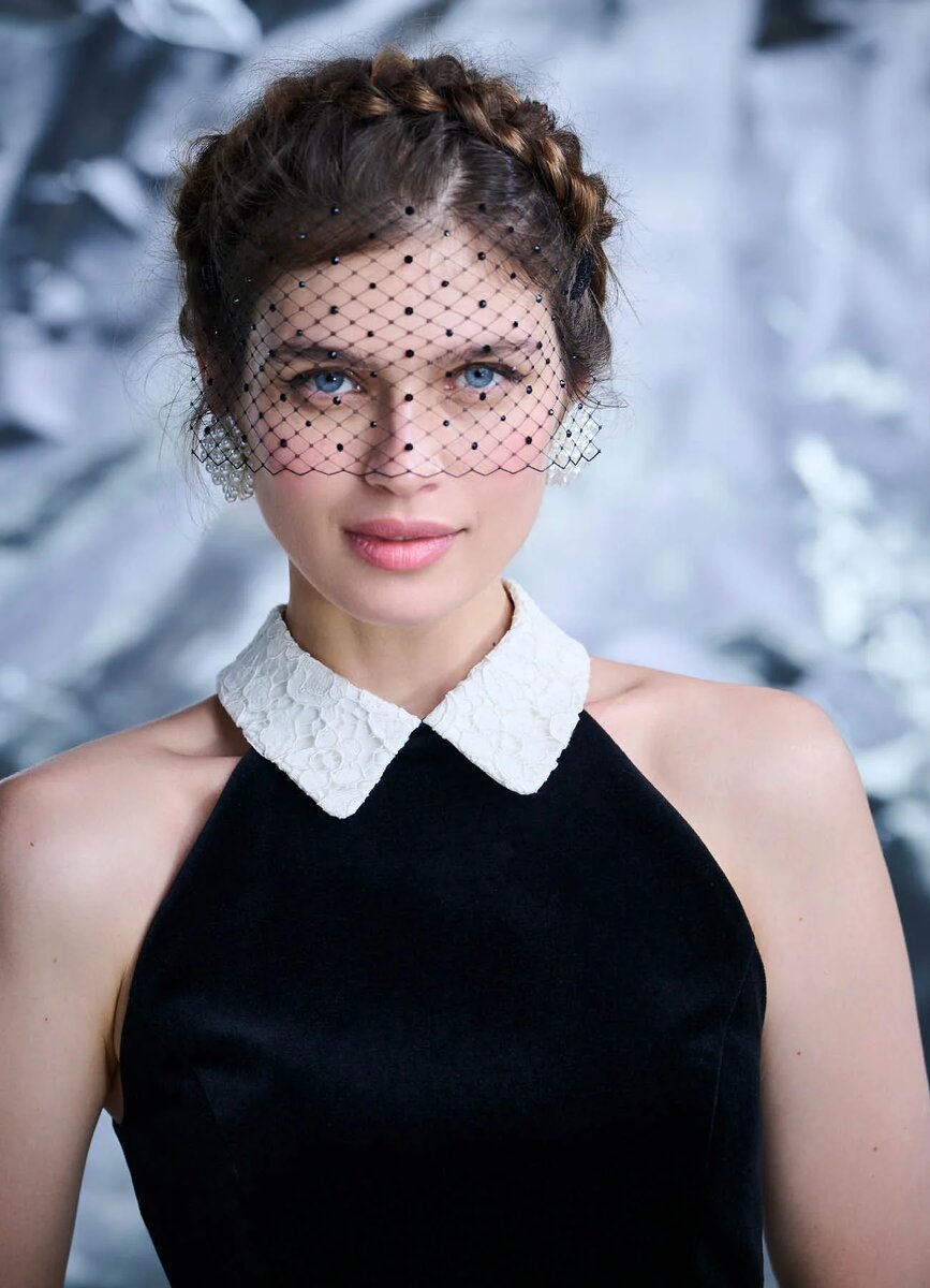 Платье Голубка из бархата