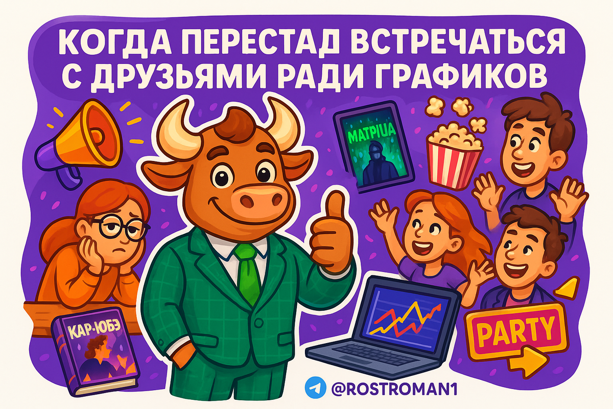    Трейдинг: почему отказ от друзей ради графиков приводит к краху не только в прибыли, но и в жизни РоСТ | Роман о Системном Трейдинге
