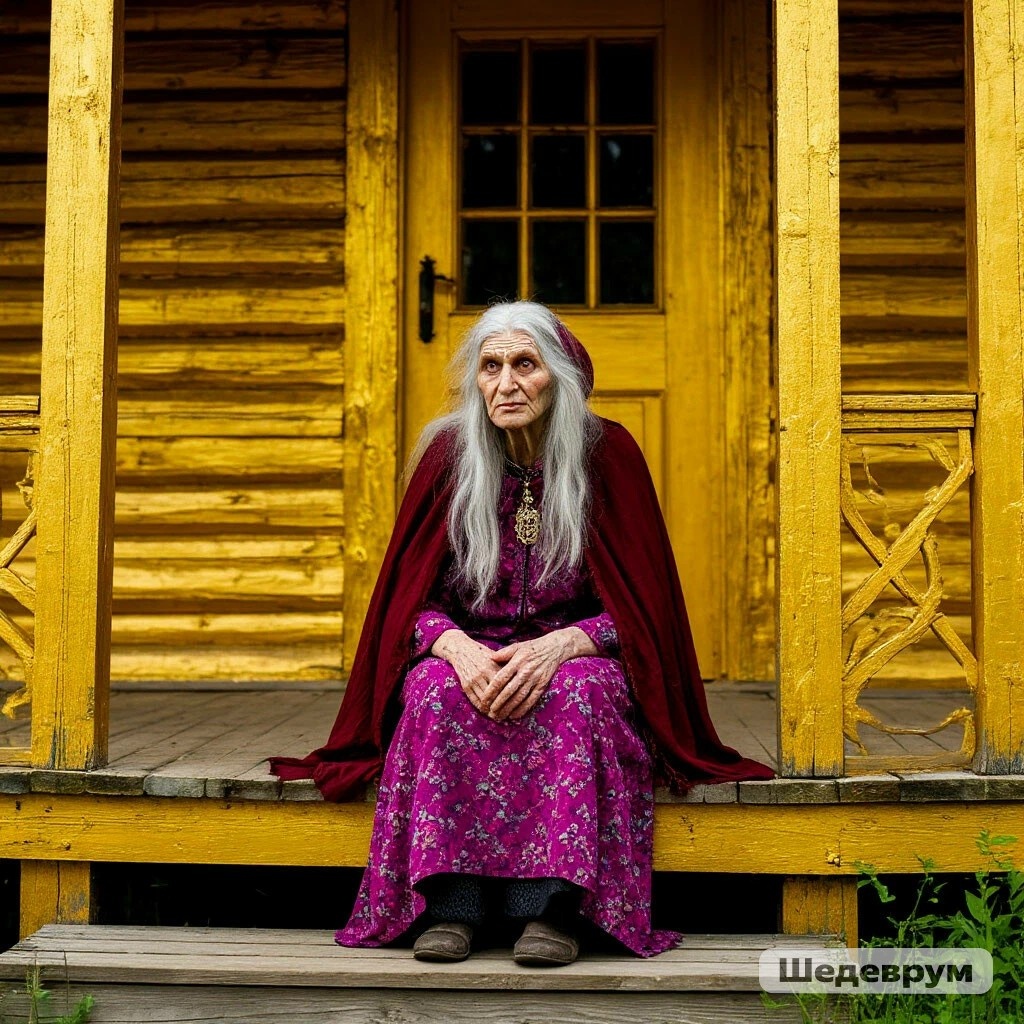 Баба Яга и золотая избушка, эксперимент автора