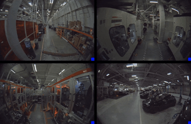 Optimus передвигается по виртуальной реальности, созданной нейросетью Tesla.