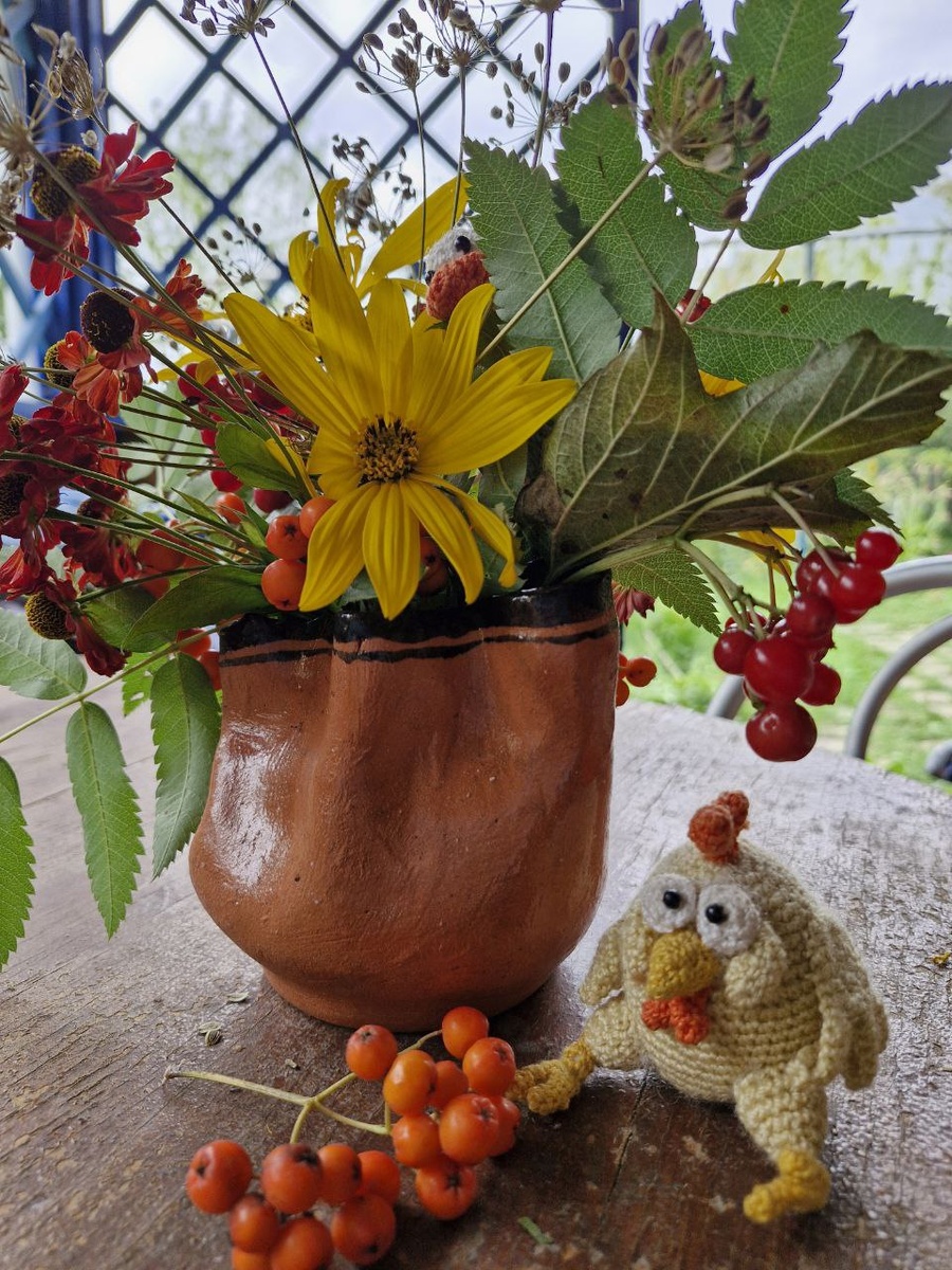 один из первых комочков 