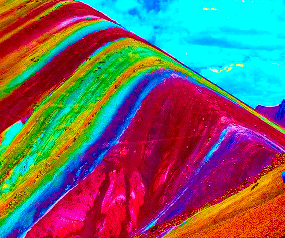 Перу, Радужные горы, фрагмент рекламного фото