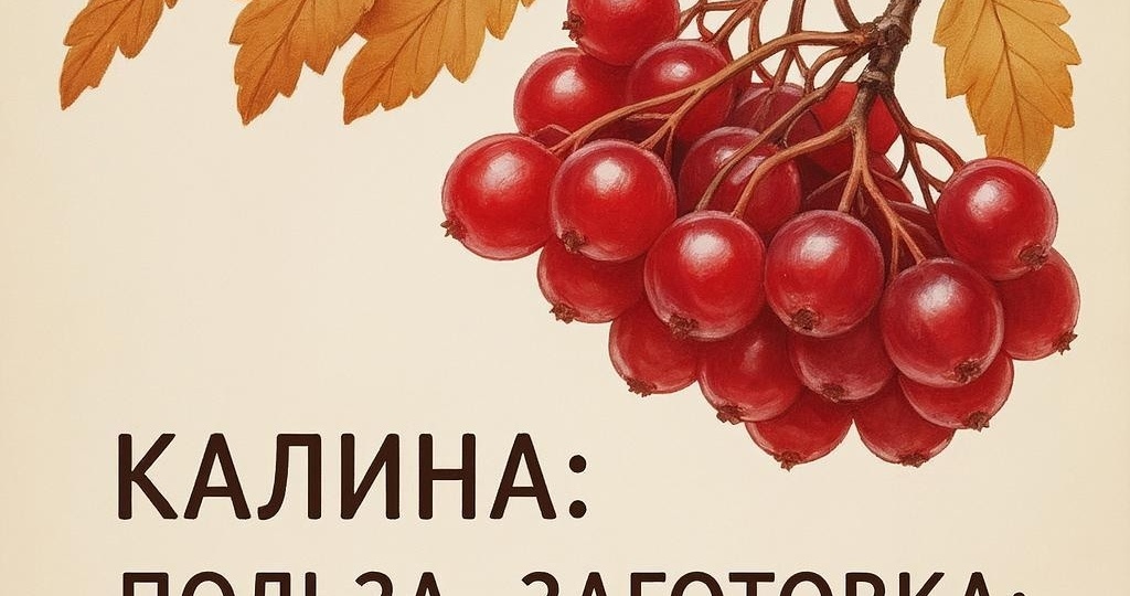 Калина красная: осенняя ягода здоровья и традиций
