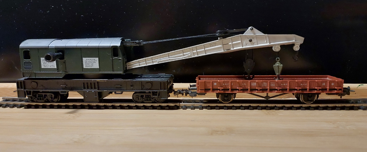 Железнодорожный 4-х осный кран