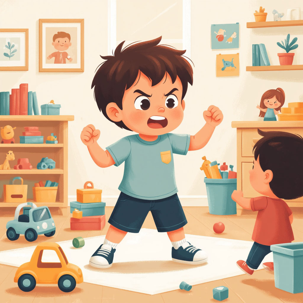 Детская агрессия. Моя работа с помощью нейросетей.