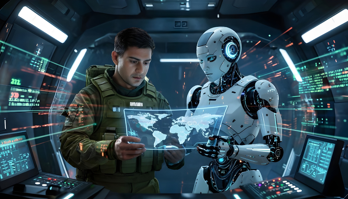 В ближайшие десятилетия ИИ и роботы будут дополнять, а не заменять человека в армии. 