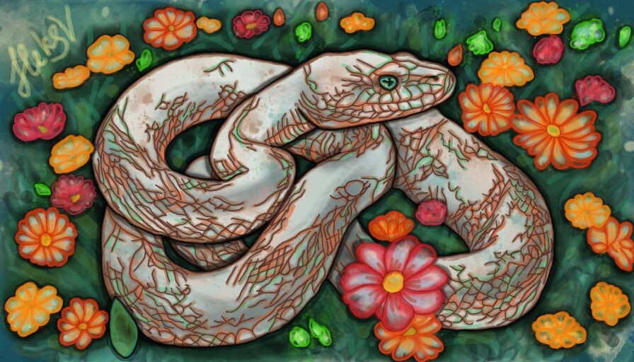 Иллюстрация к баскской сказке типа «Красавица и чудовище»