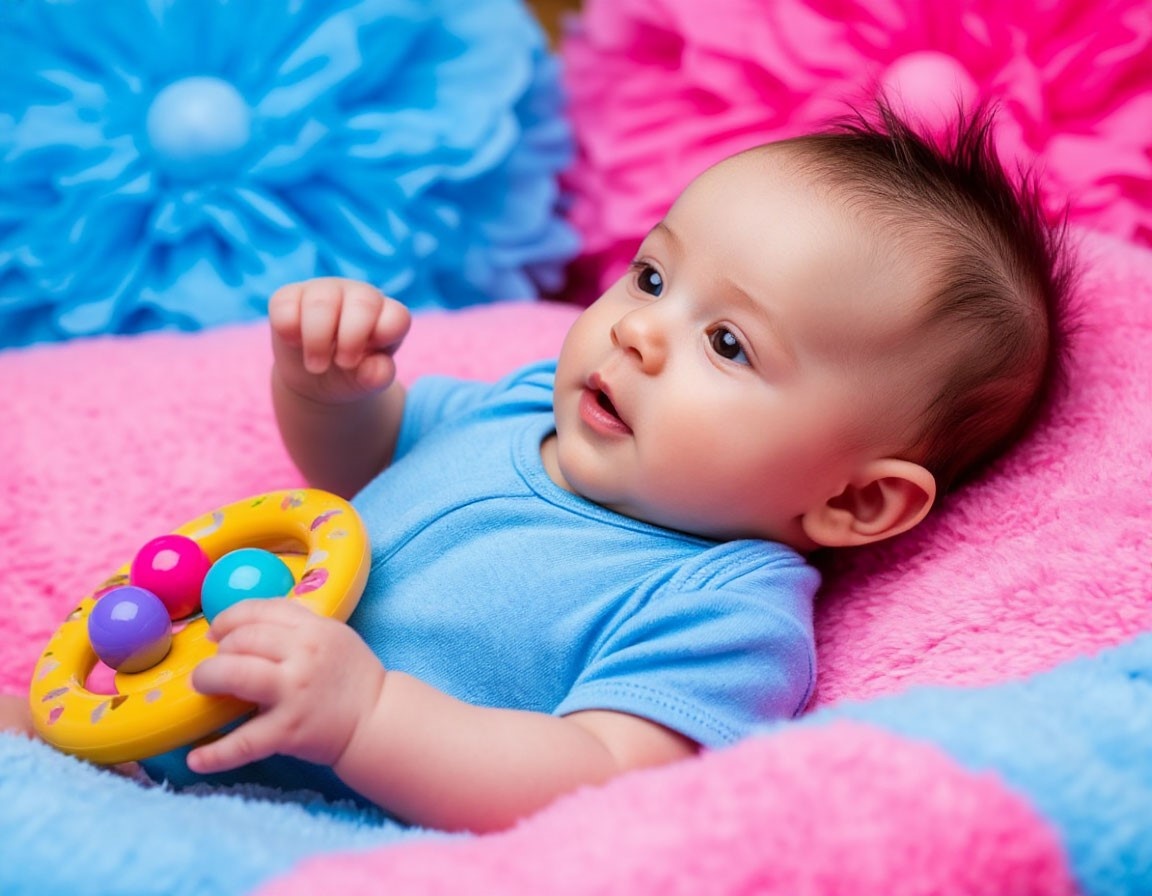 Первые игрушки - погремушки