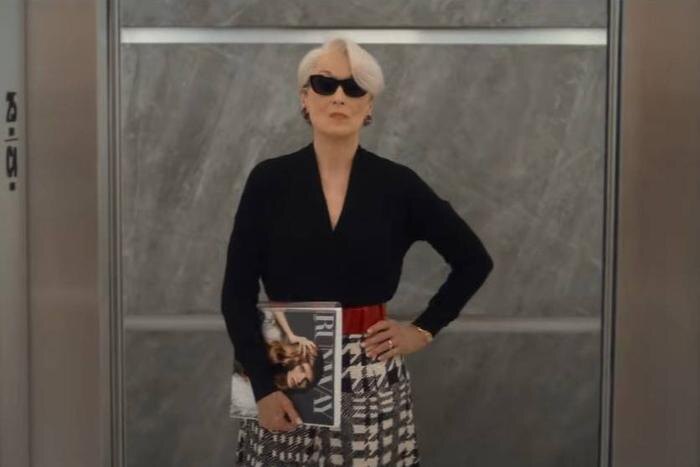 Возвращение Мерил Стрип в роли Миранды Пристли в продолжении «Дьявол носит Прада». Фото © Youtube / 20th Century Studios