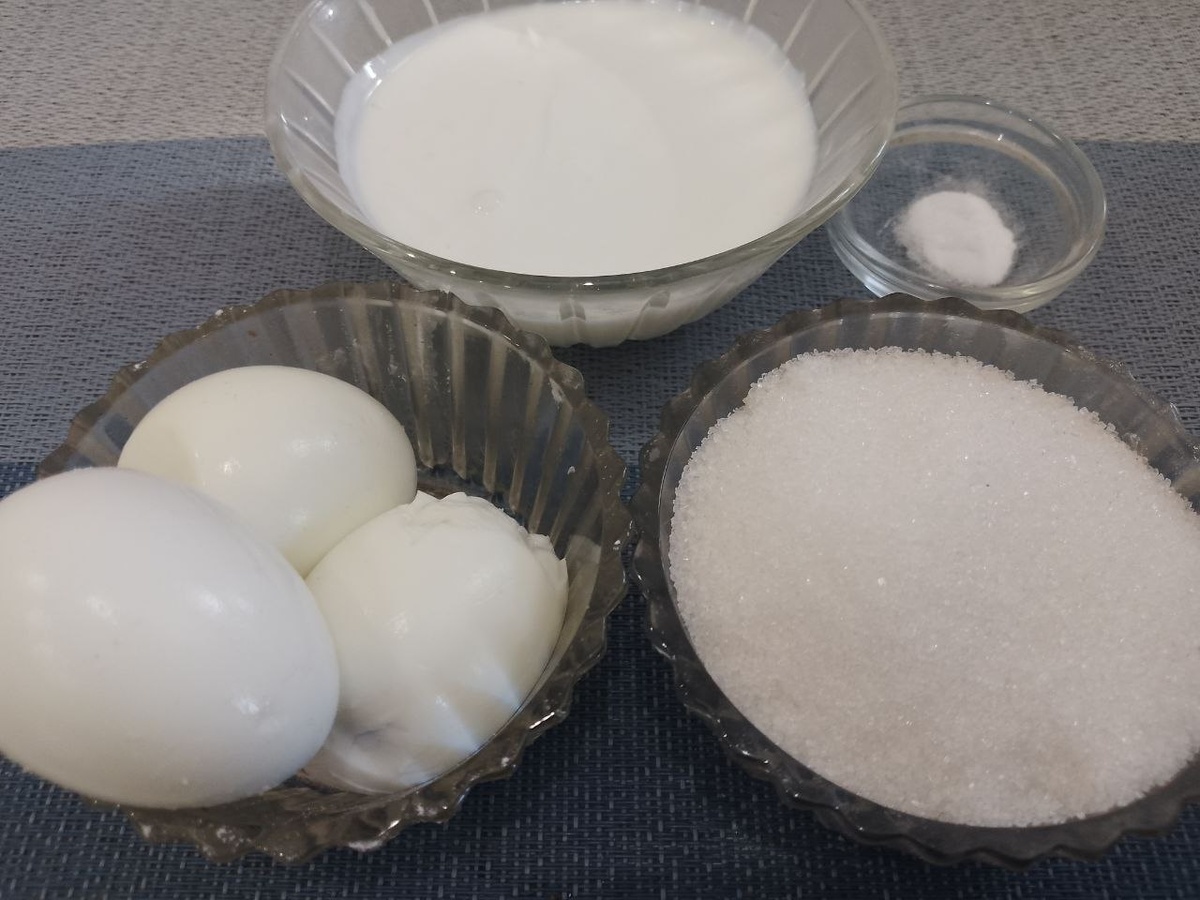 Ингредиенты для приготовления печенья