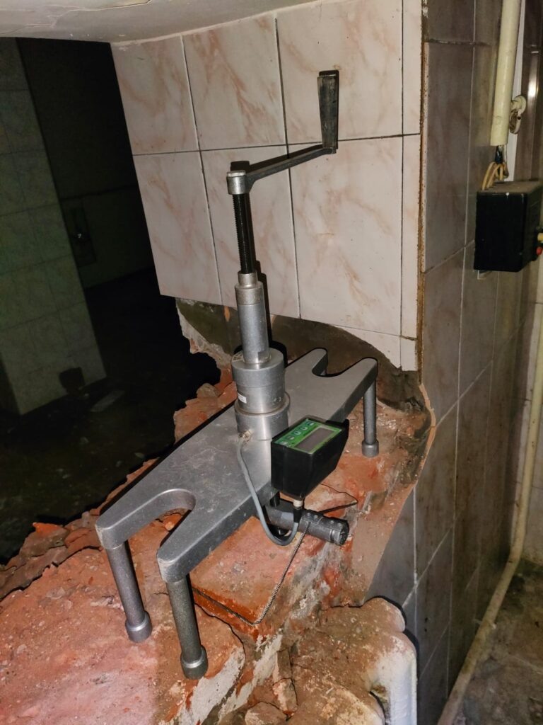 Определение прочности сцепления в каменной кладке