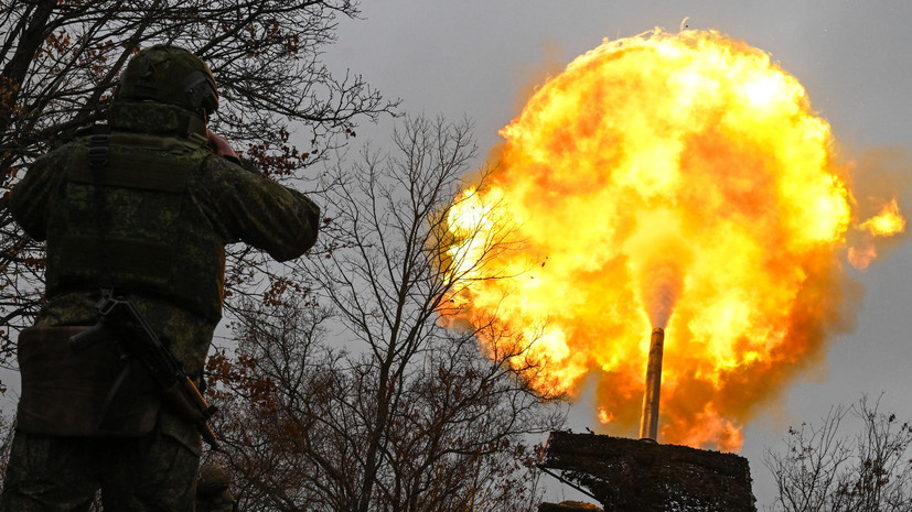     Боевая работа артиллерийского орудия ВС РФ РИА Новости Станислав Красильников