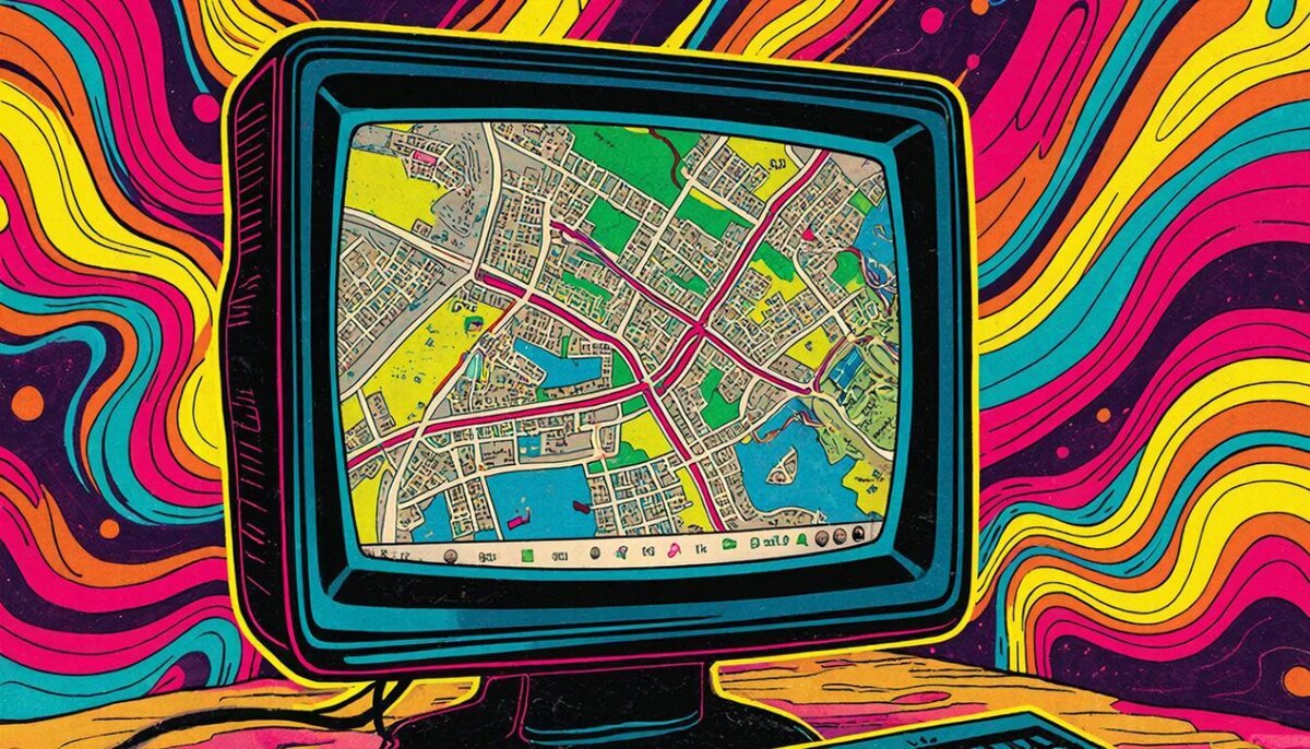 онлайн-карты. нейроарт. В мире ИТ. @вмиреит