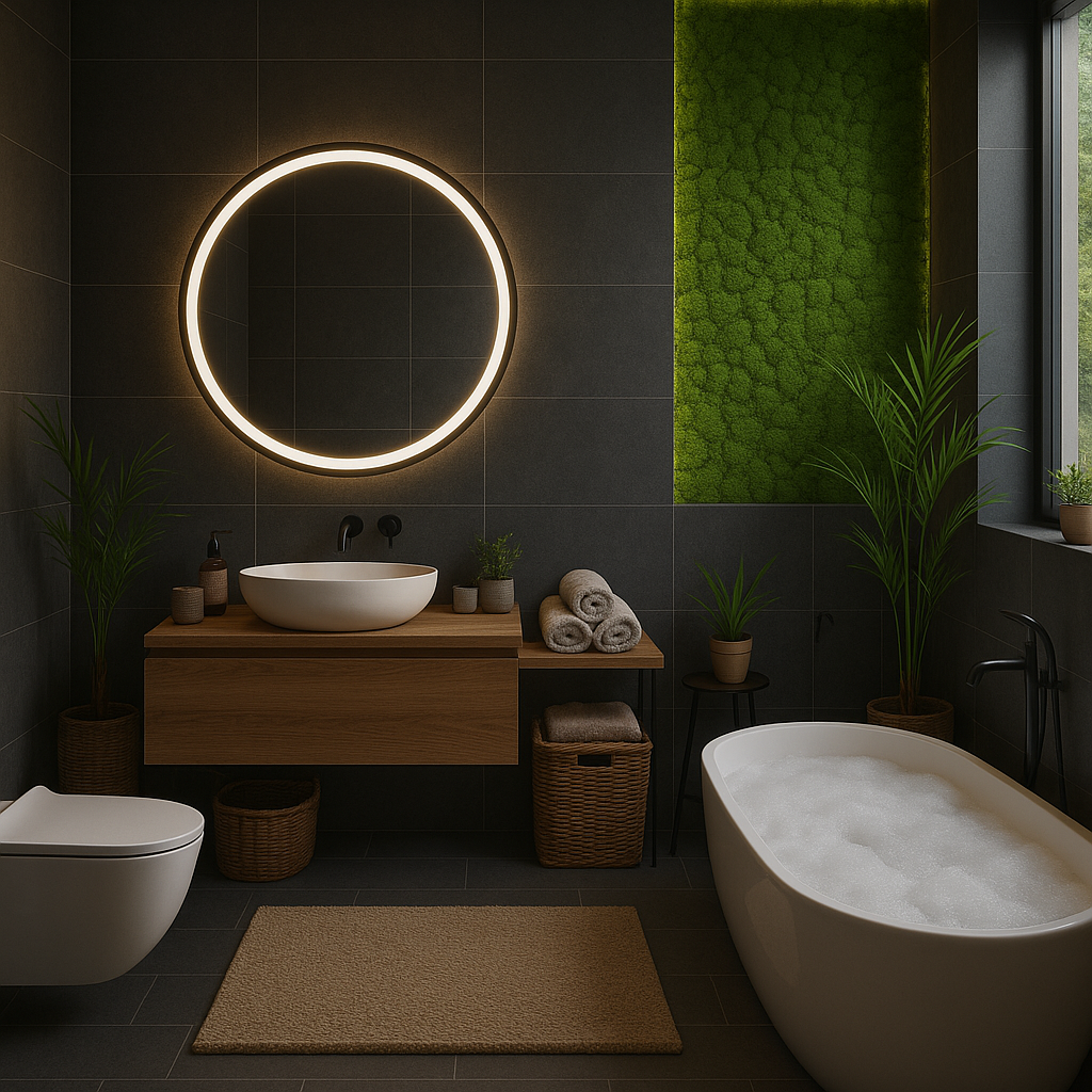 Интерьер ванной комнаты с сантехникой CERES