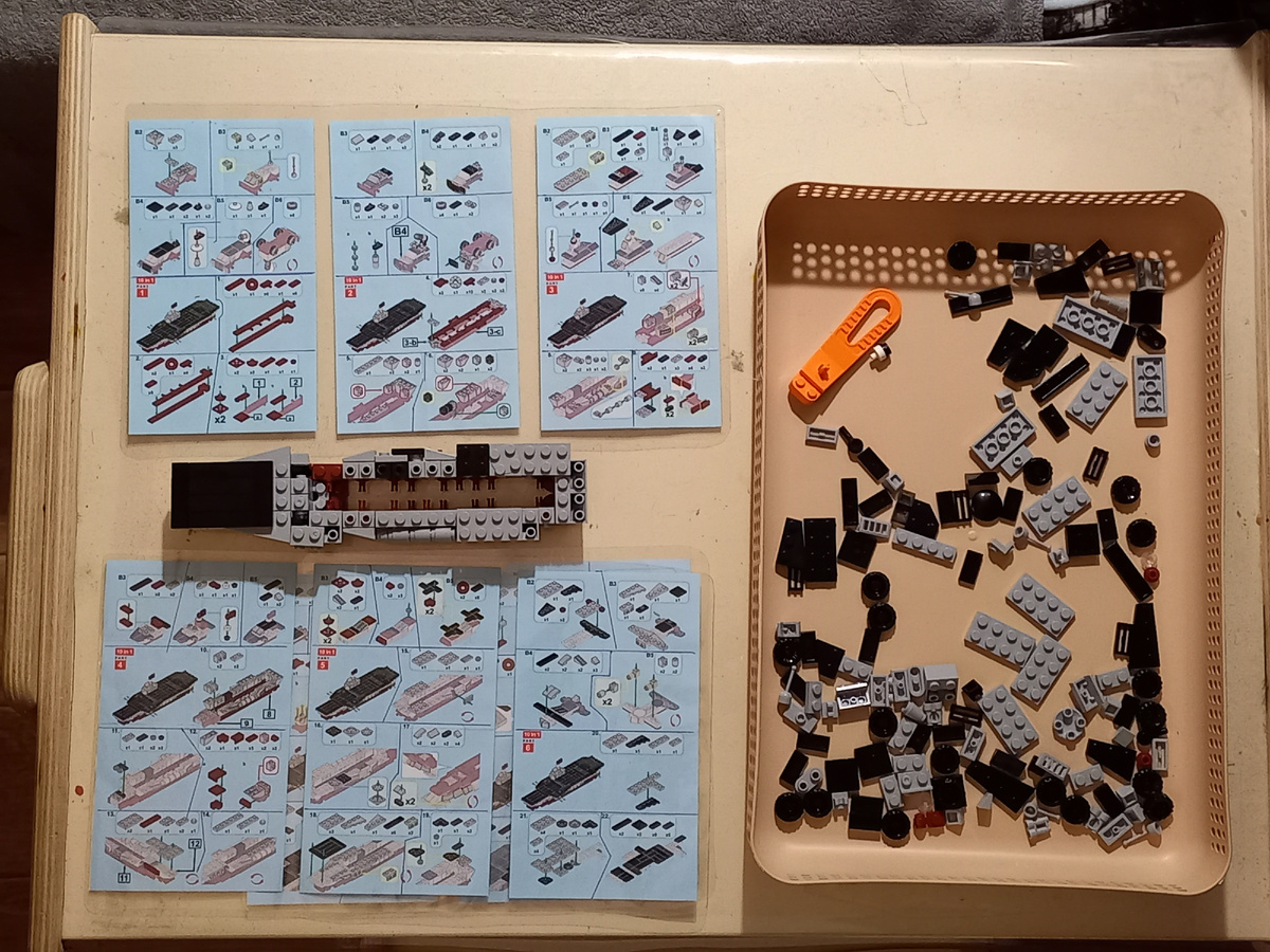 В процессе сборки нового авианосца