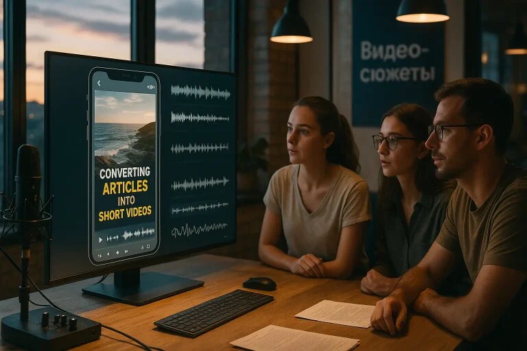    Публикации, которые превращаются в видеосюжеты "Kontenium"