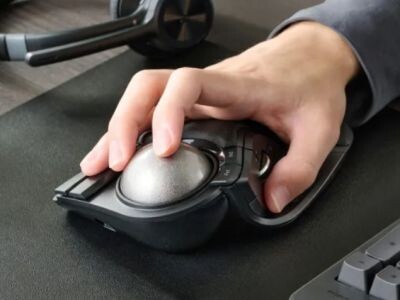    Elecom представила необычную мышь-трекбол Huge Plus с 10 кнопками