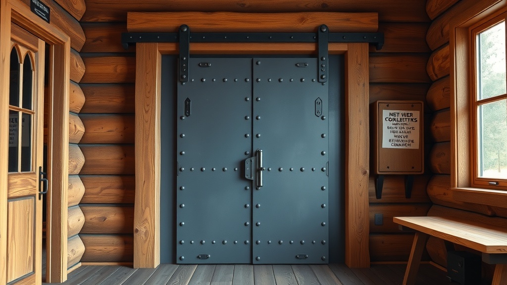    Как правильно усилить проёмы для тяжёлых дверей в деревянных домах Autor