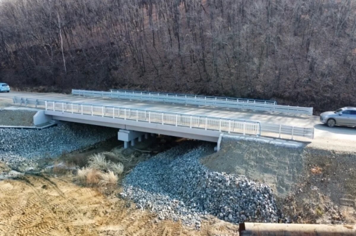    Три моста на дороге Приморья приводят в порядок в рамках нацпроекта