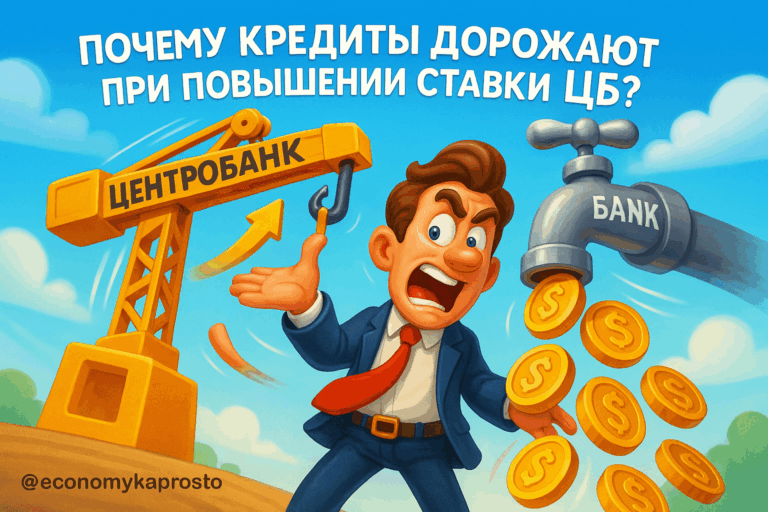    Почему кредиты дорожают при повышении ставки ЦБ? admin