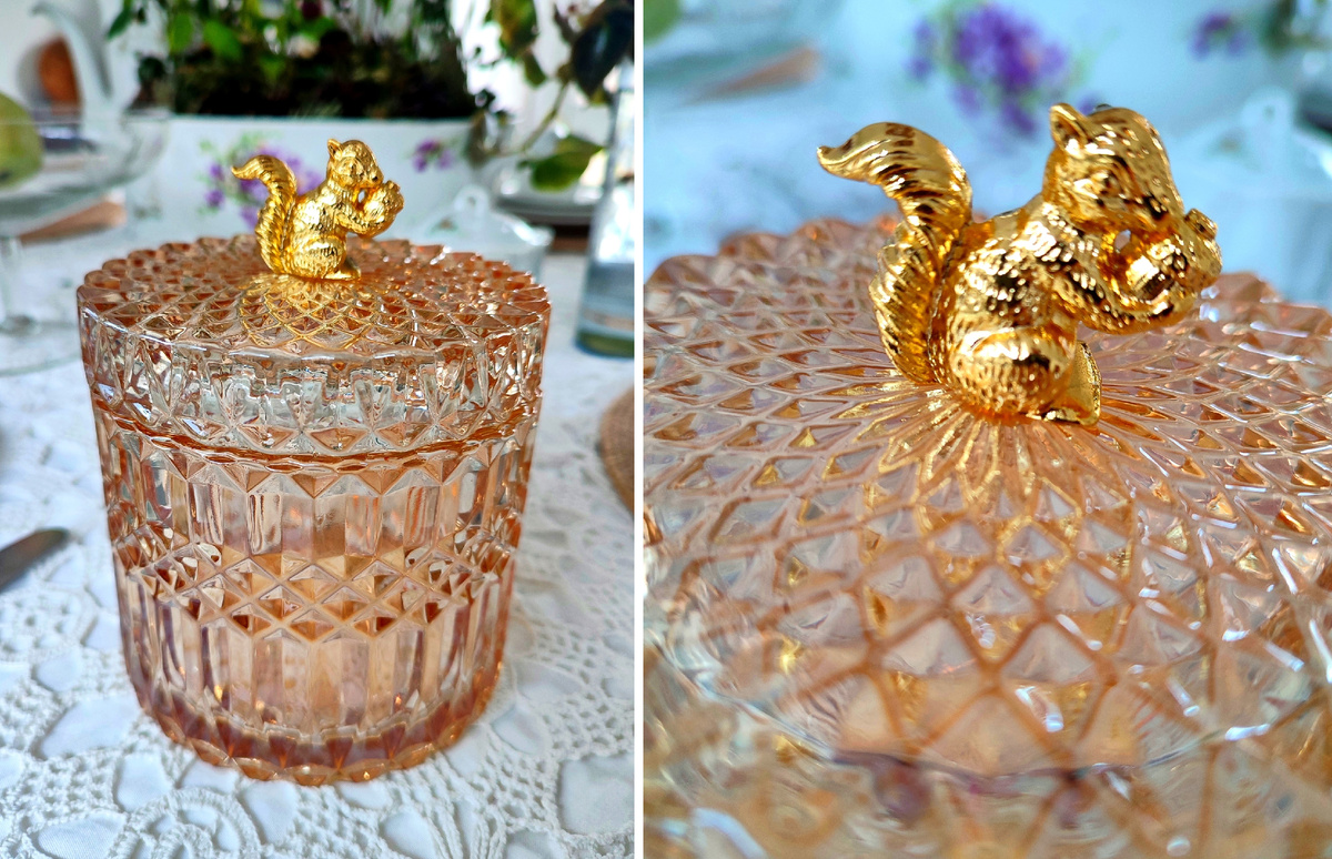 Карамельная конфетница или орешница, или ....