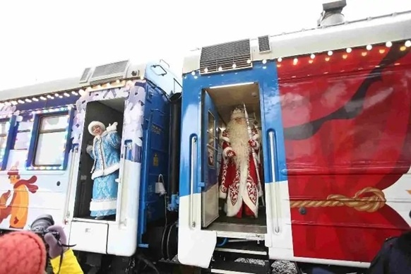    Фото: официальное сообщество «Поезд Деда Мороза» ВКонтакте