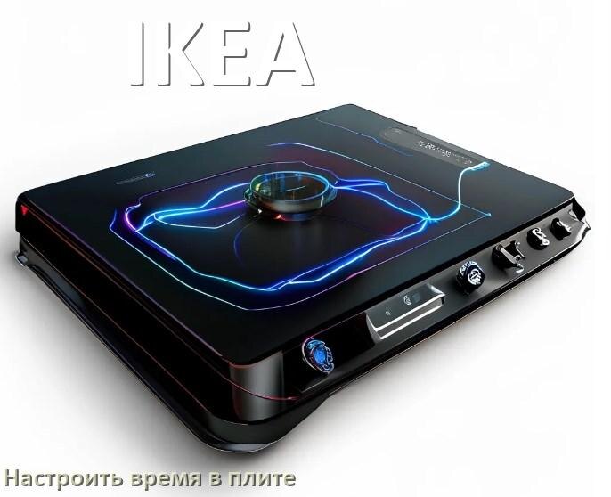 
Как на плите IKEA настроить часы и установить время