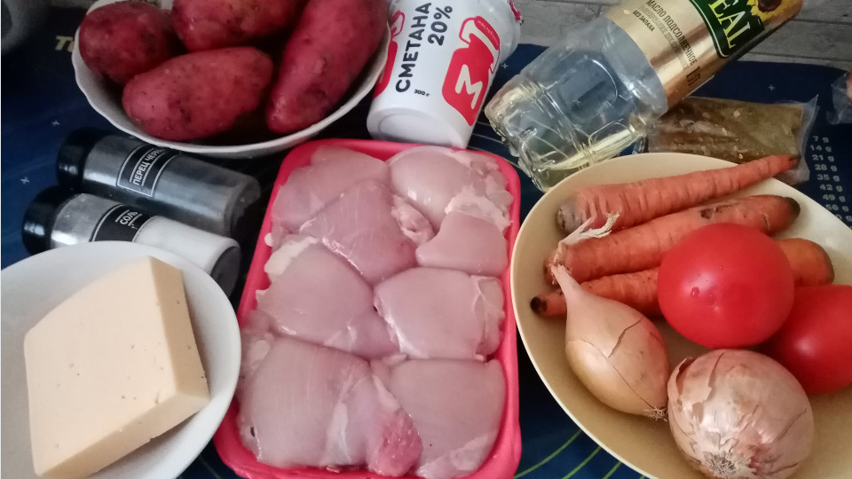 Ингредиенты для приготовления