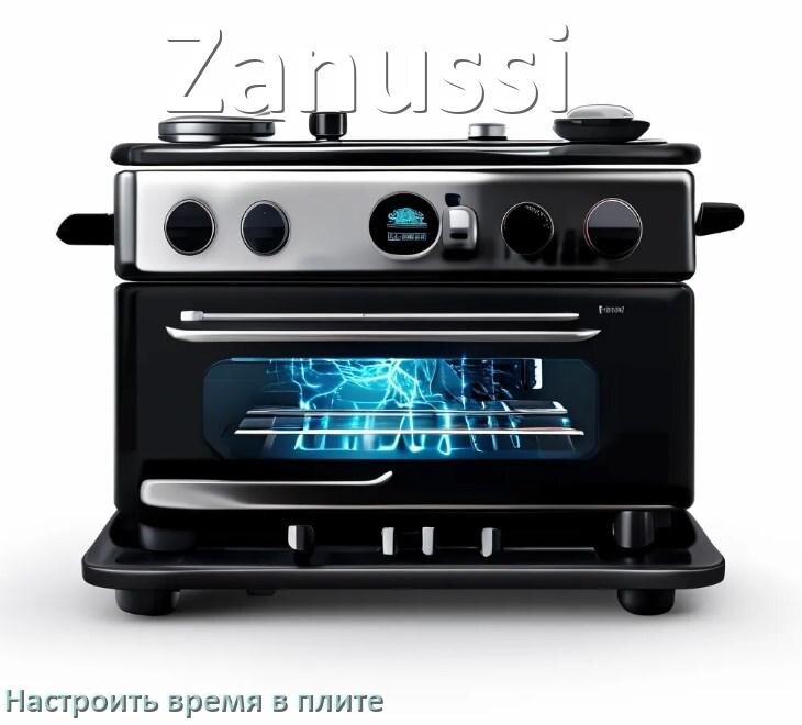 
Как на плите Zanussi настроить часы и установить время