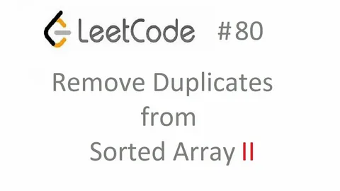 Рисунок: задача Remove Duplicates from Sorted Array II
