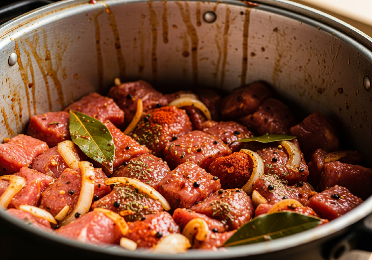 Подготовьте мясо