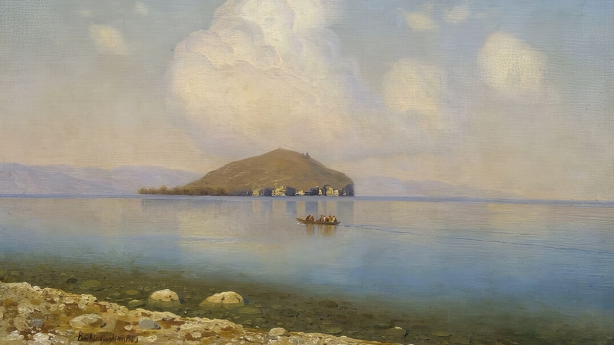 Севан в 1903 году. Картина Г. Башинджагяна