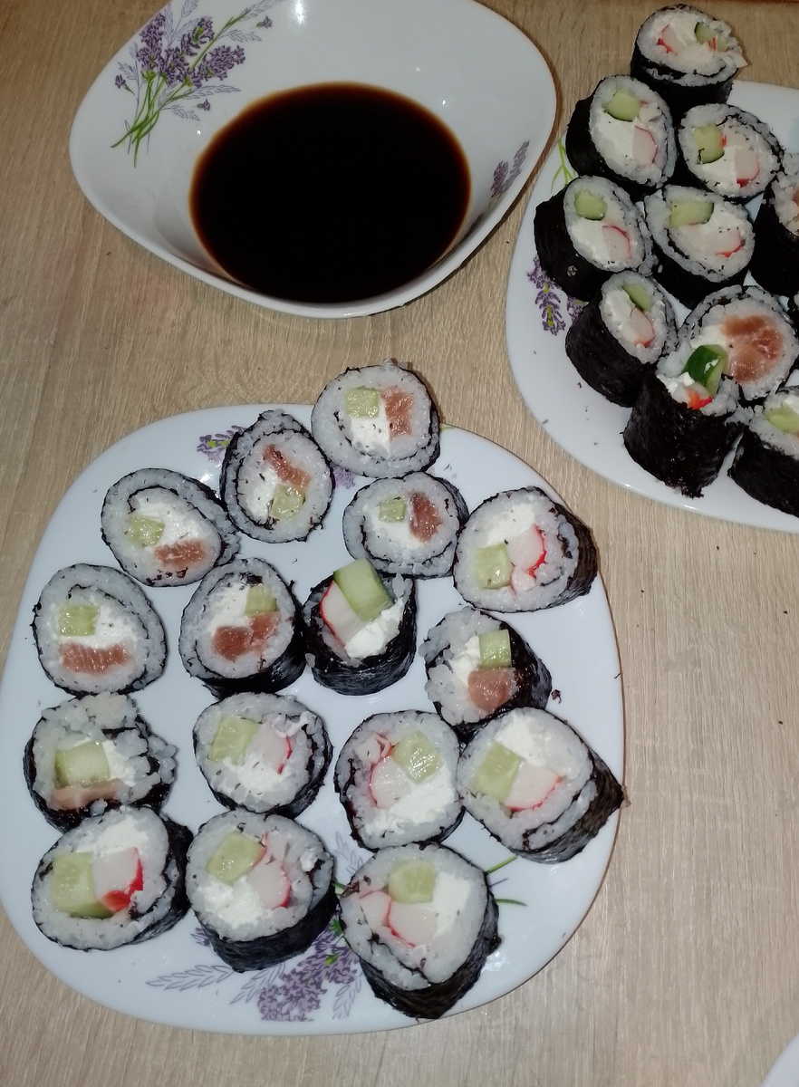 Роллы домашние 