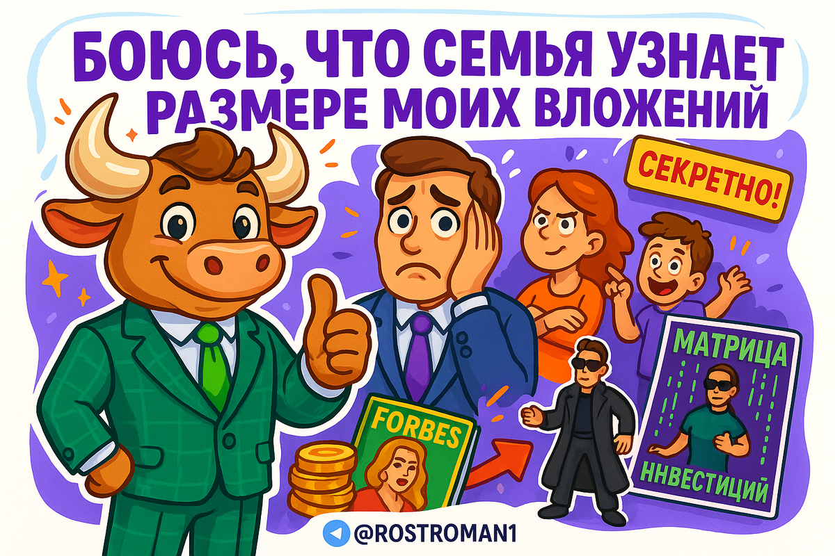    Страх что семья узнает о вложениях: как скрытность рушит доверие и деньги РоСТ | Роман о Системном Трейдинге