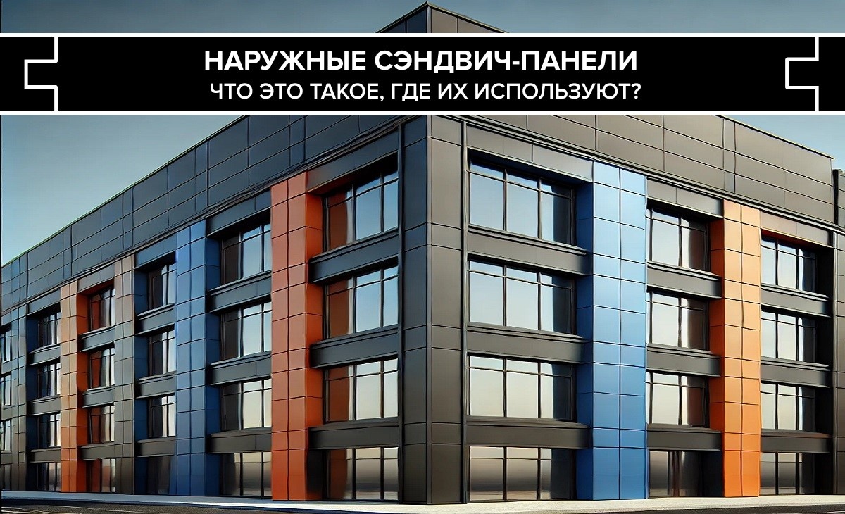 Наружные сэндвич-панели: что это такое, где их используют?