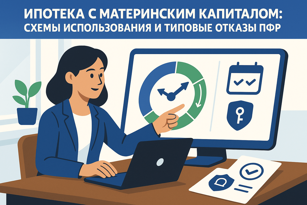    Схемы использования ипотеки с материнским капиталом и типовые отказы ПФР. Юлия Сергеевна Рослякова