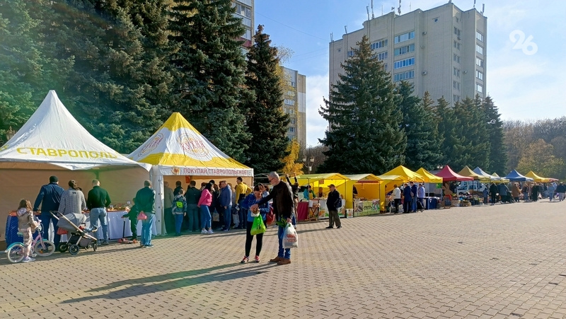    На ярмарках выходного дня продают товары ставропольских производителей Фото: ИА «Победа26»