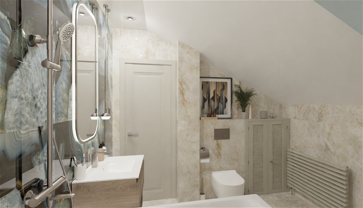 плитка Emil, Tele di Marmo Precious, цвета Agate Azure и Crystal Ambra, 60х120 см.