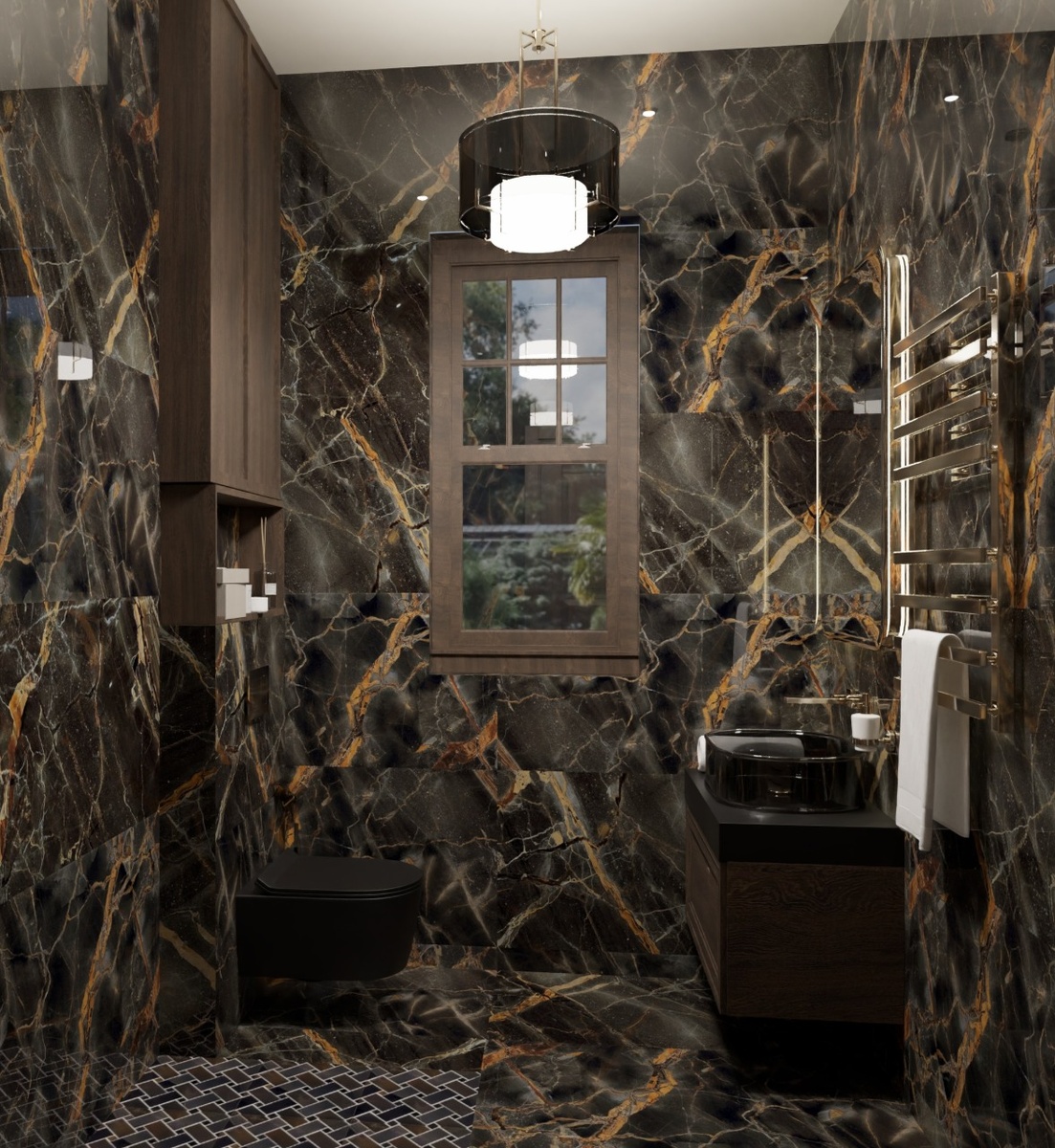 Naxos, Rhapsody, Caravaggio Gold, 60х120 см.