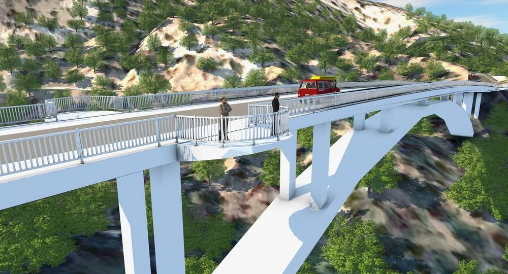 В Крыму на пути к Новому Свету появится воздушный мост высотой более 40 метров