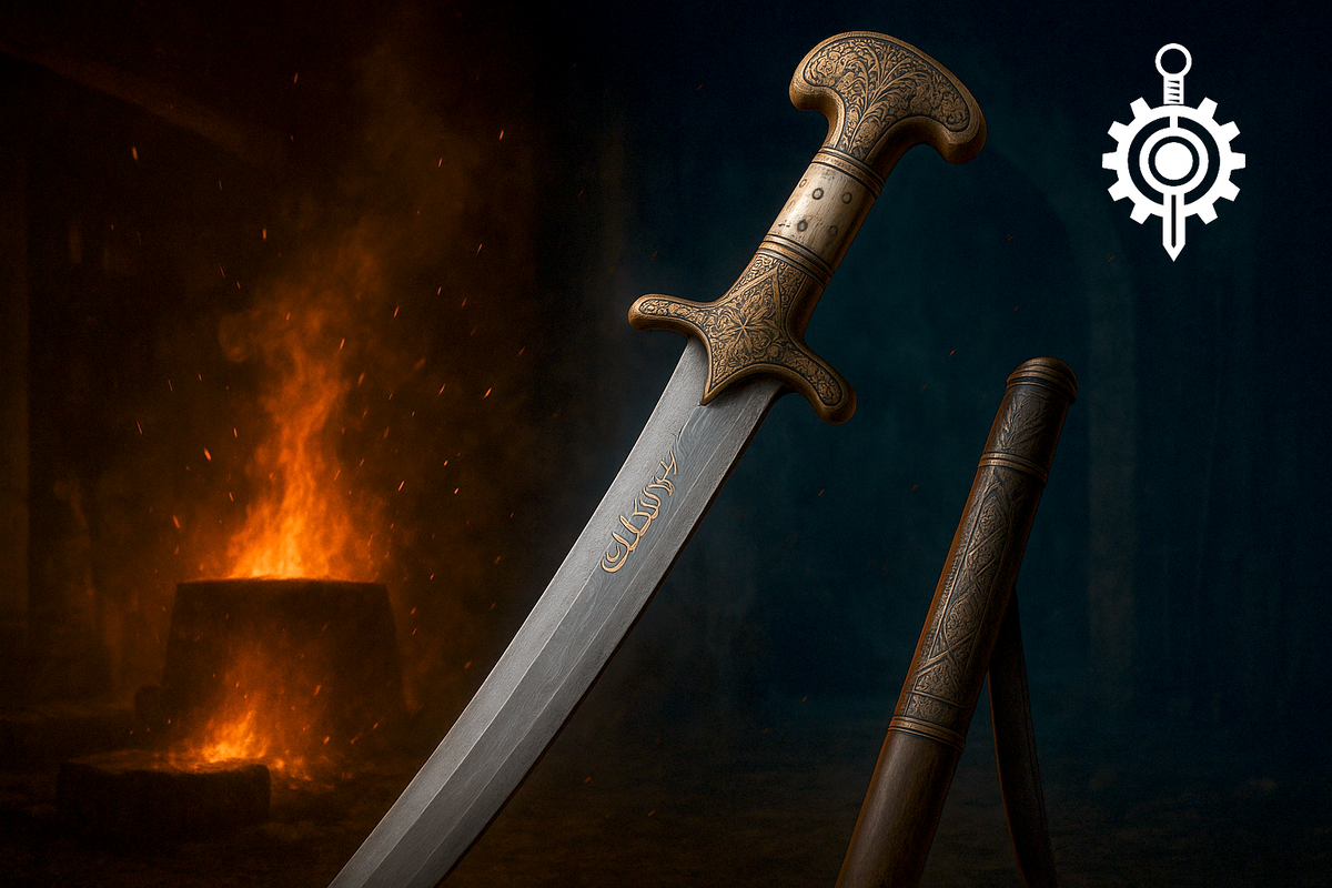 При слове "ятаган" представляется что-то такое, но он выглядит по-другому