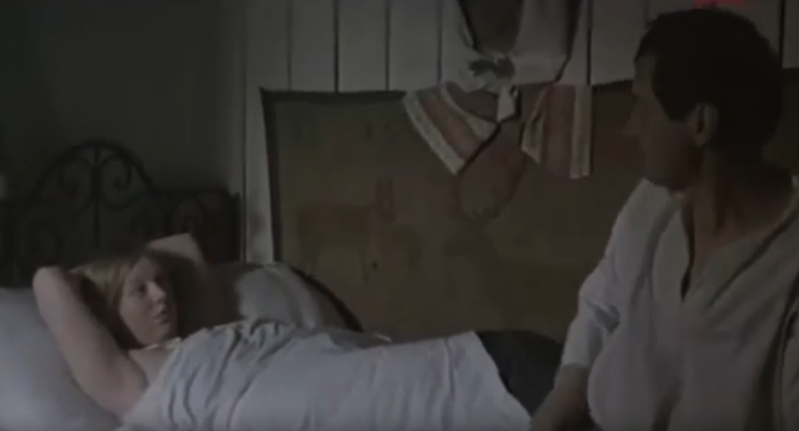 Кадр из фильма. Светлана Крючкова в роли Марии и Георгий Бурков в роли Ивана