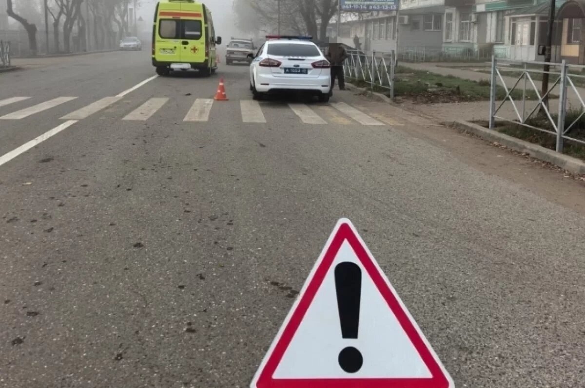    В Астрахани мальчика на самокате сбили на пешеходном переходе