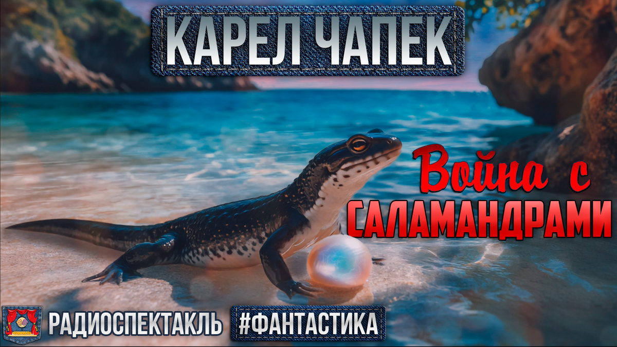 Аудиоспектакль «Война с саламандрами» по одноименному роману 1936 года  Карела Чапека. Видео в конце статьи 👇🏻🔻👇🏻