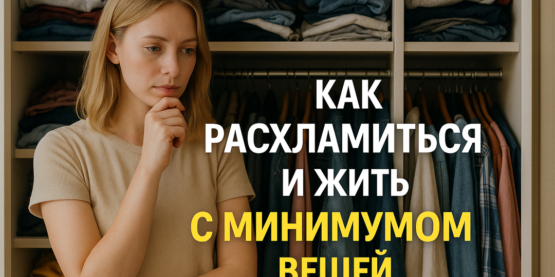 Как расхламиться и жить с минимумом вещей — и почему это освобождает