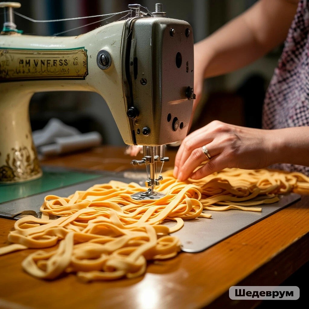Пошив лапши на взгляд шедеврума🤣