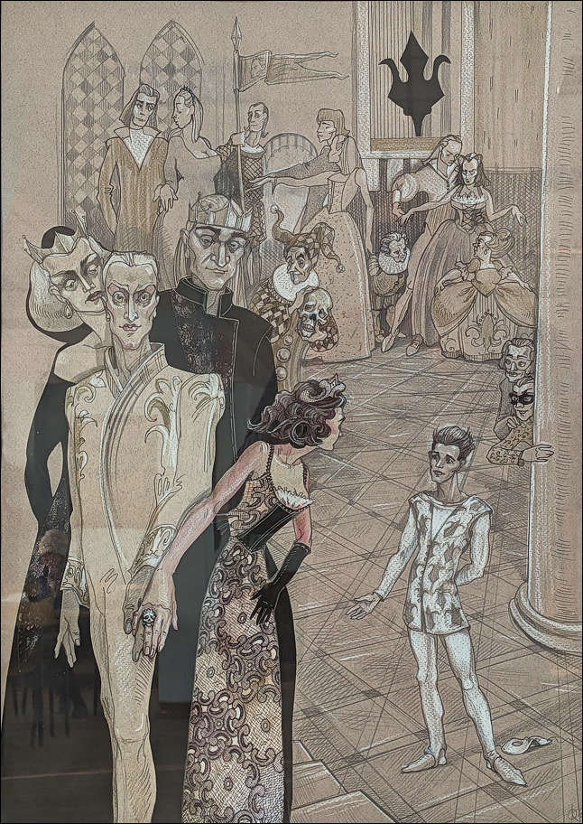 У.Шекспир. «Ромео и Джульетта». 2025. Смешанная техника. 410х580