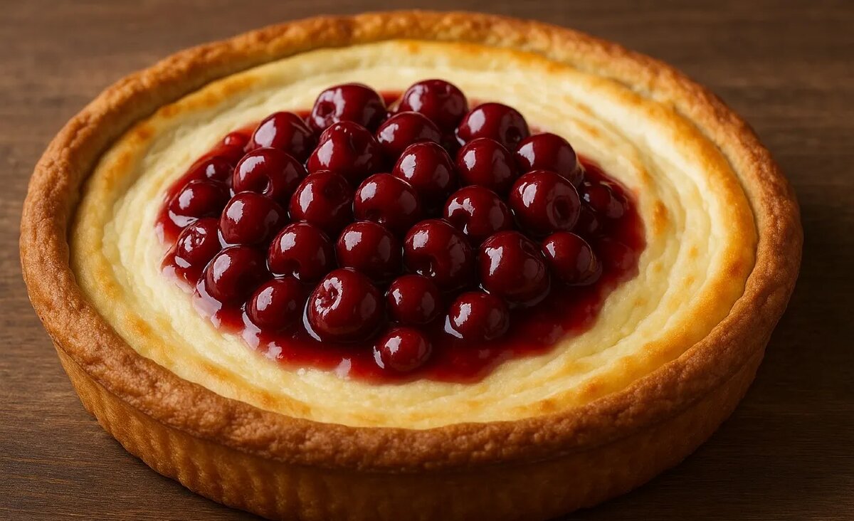    Вкуснее тортов и чизкейков - простой и недорогой рецепт нежнейшего сметанного пирога с вишней