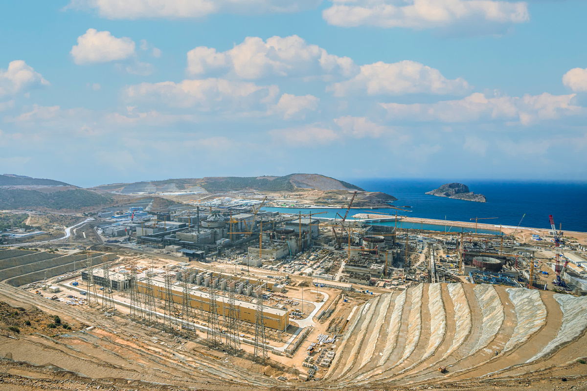 Строительство АЭС "Аккую". Фото: ГК "Росатом"